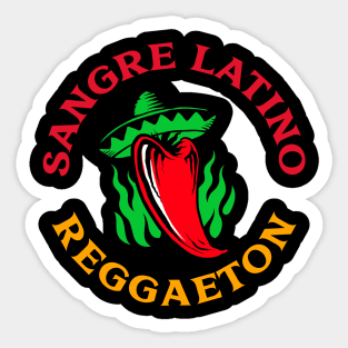 Sangre Latino Reggaeton Spicy Sticker